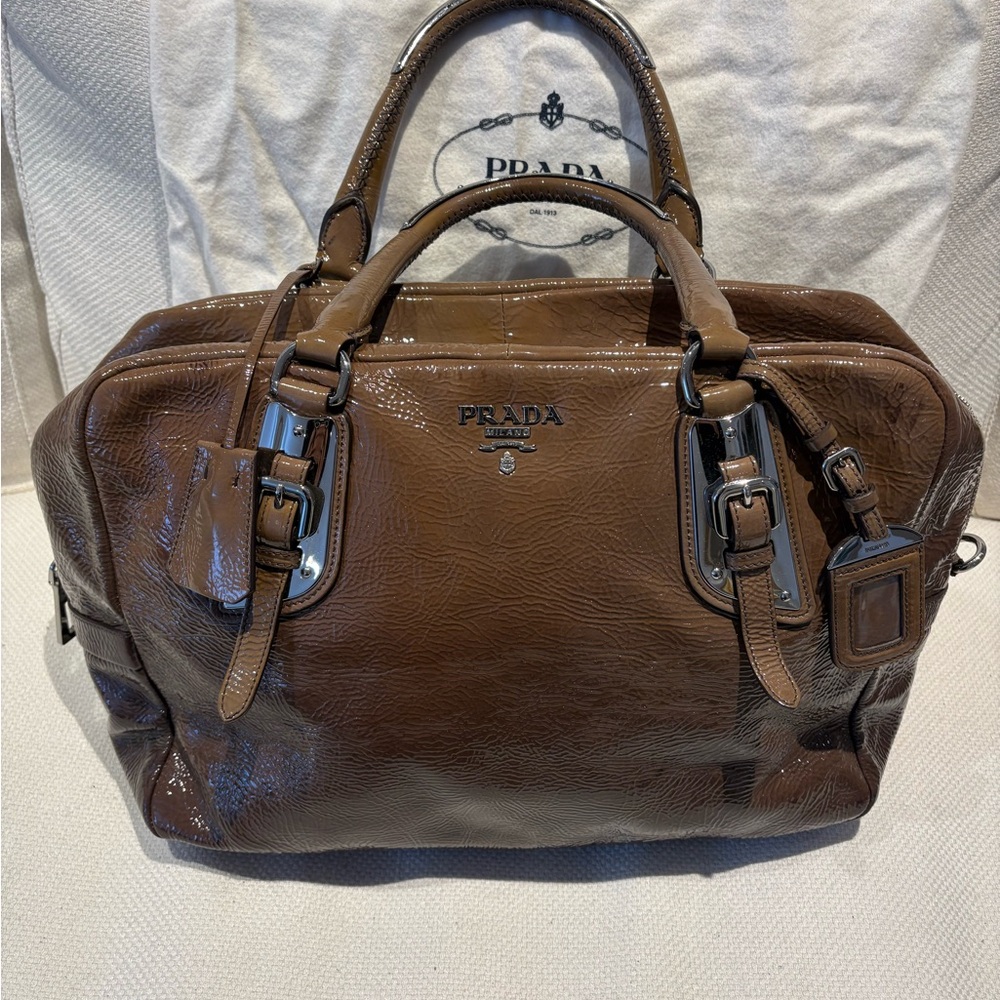 Vintage Prada Naplak Bauletto bag